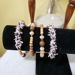 NEW Beaded Bohemian Stretch Bracelet